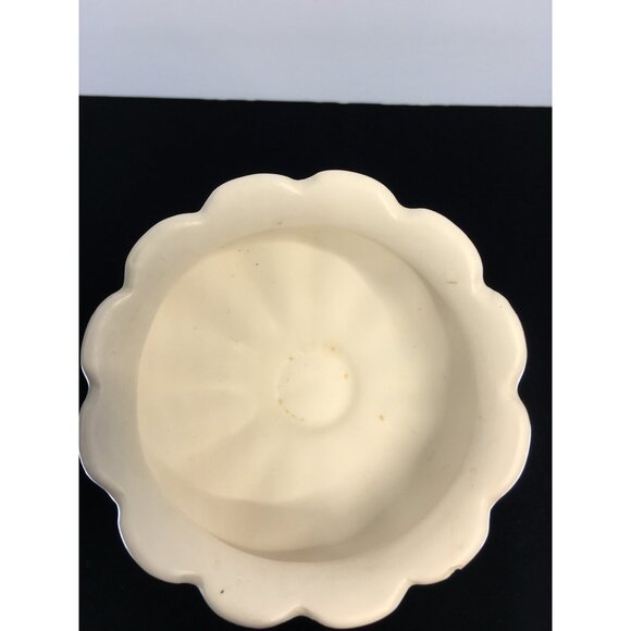 Vtg Inarco Japan Pedestal Planter Vase Cherub Holding Bowl White E-786/Q 7'' - Picture 8 of 10